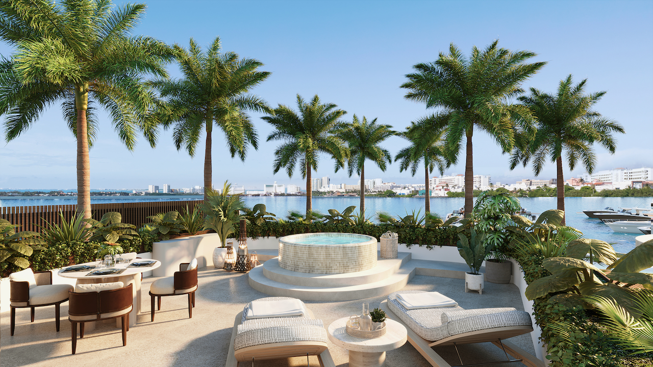 Spa terraza junto al manglar — guardián del ecosistema