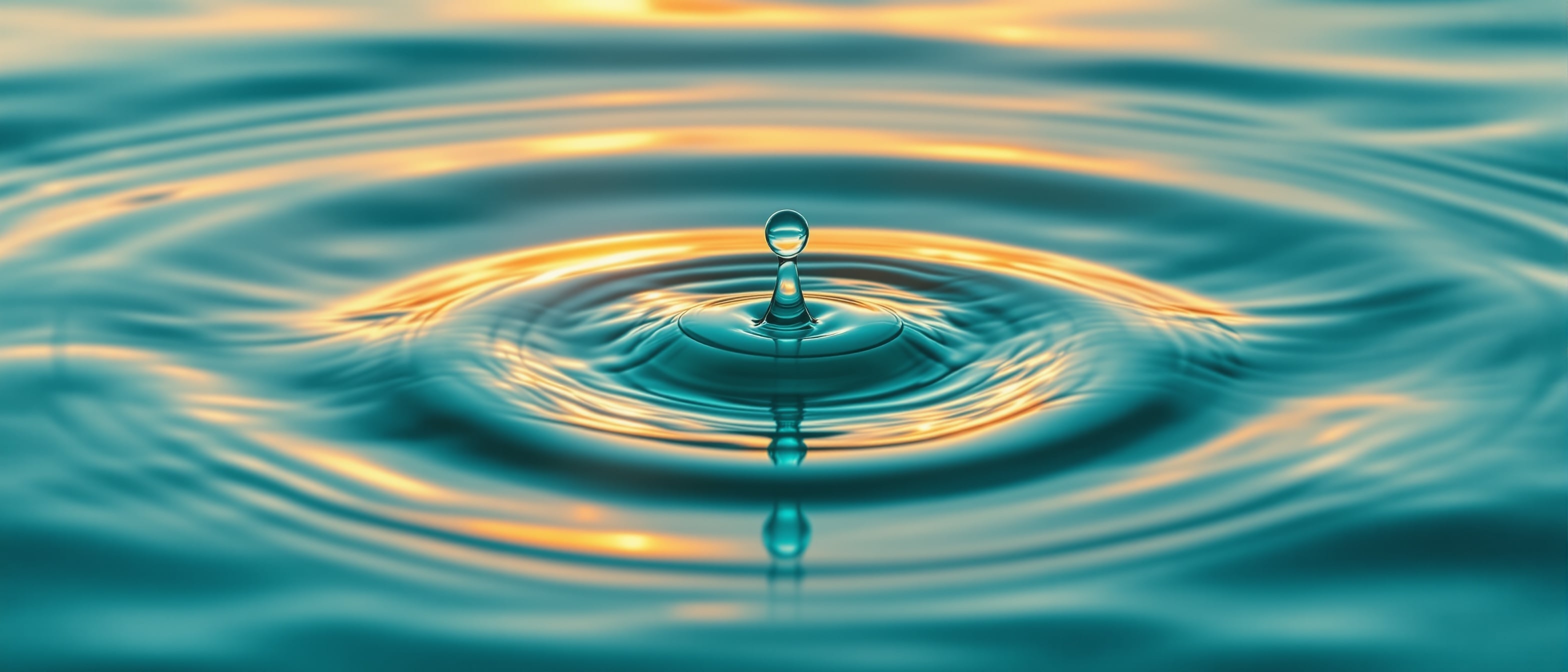 Ondulación del agua — meditación frente a la laguna